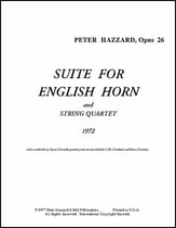 Suite for English Horn and String Quartet P.O.D. cover